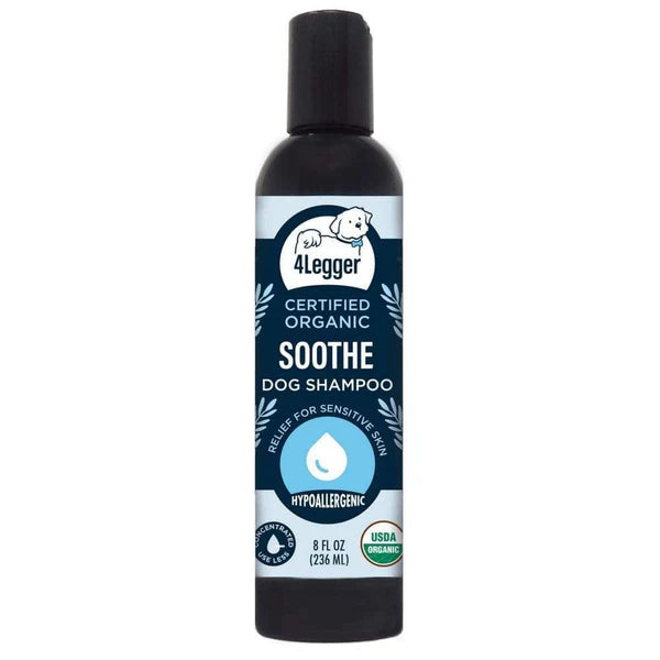 Soothe certified organic dog shampoo