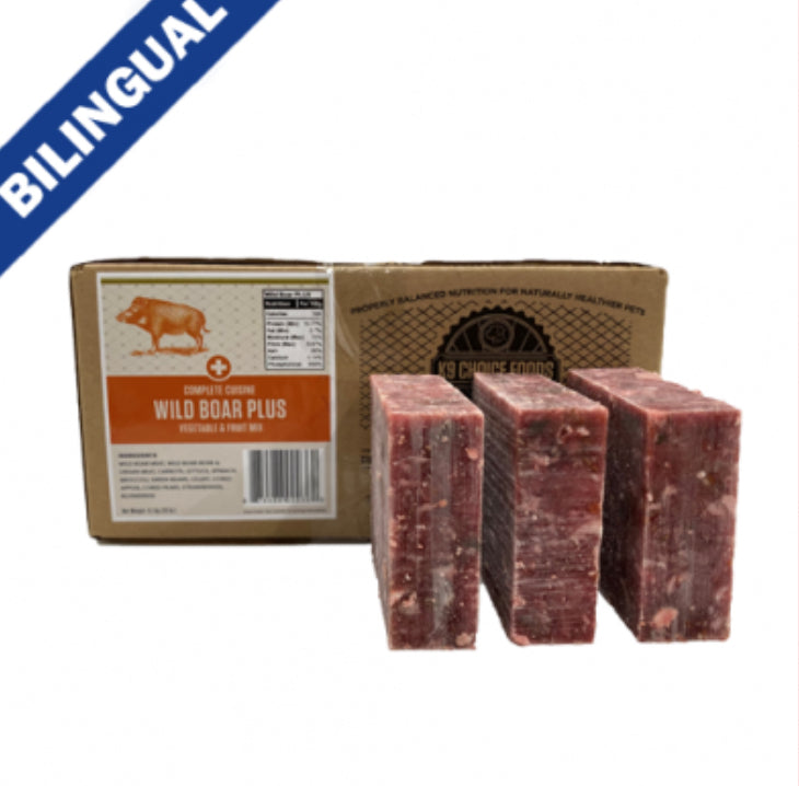 K9 Choice - Wild Boar Plus - 20lb Box