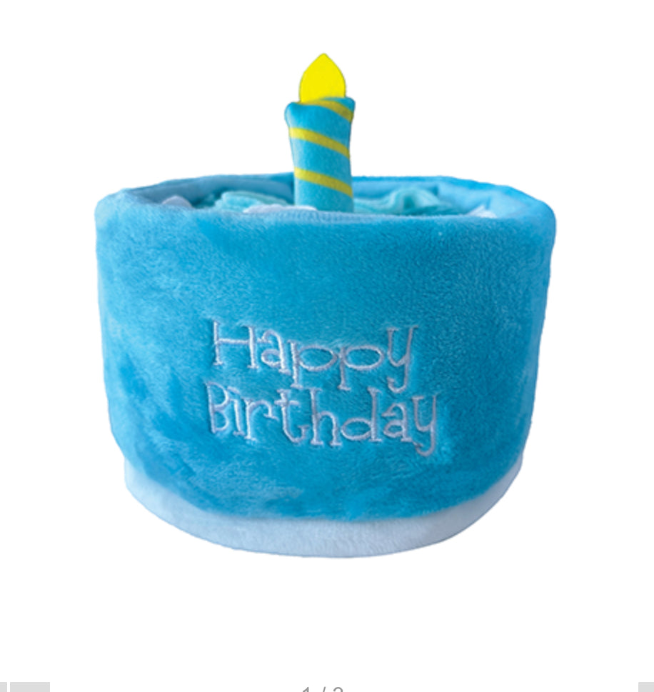 Toys FouFIT Hide’n Seek Blue Birthday Cake Snuffle