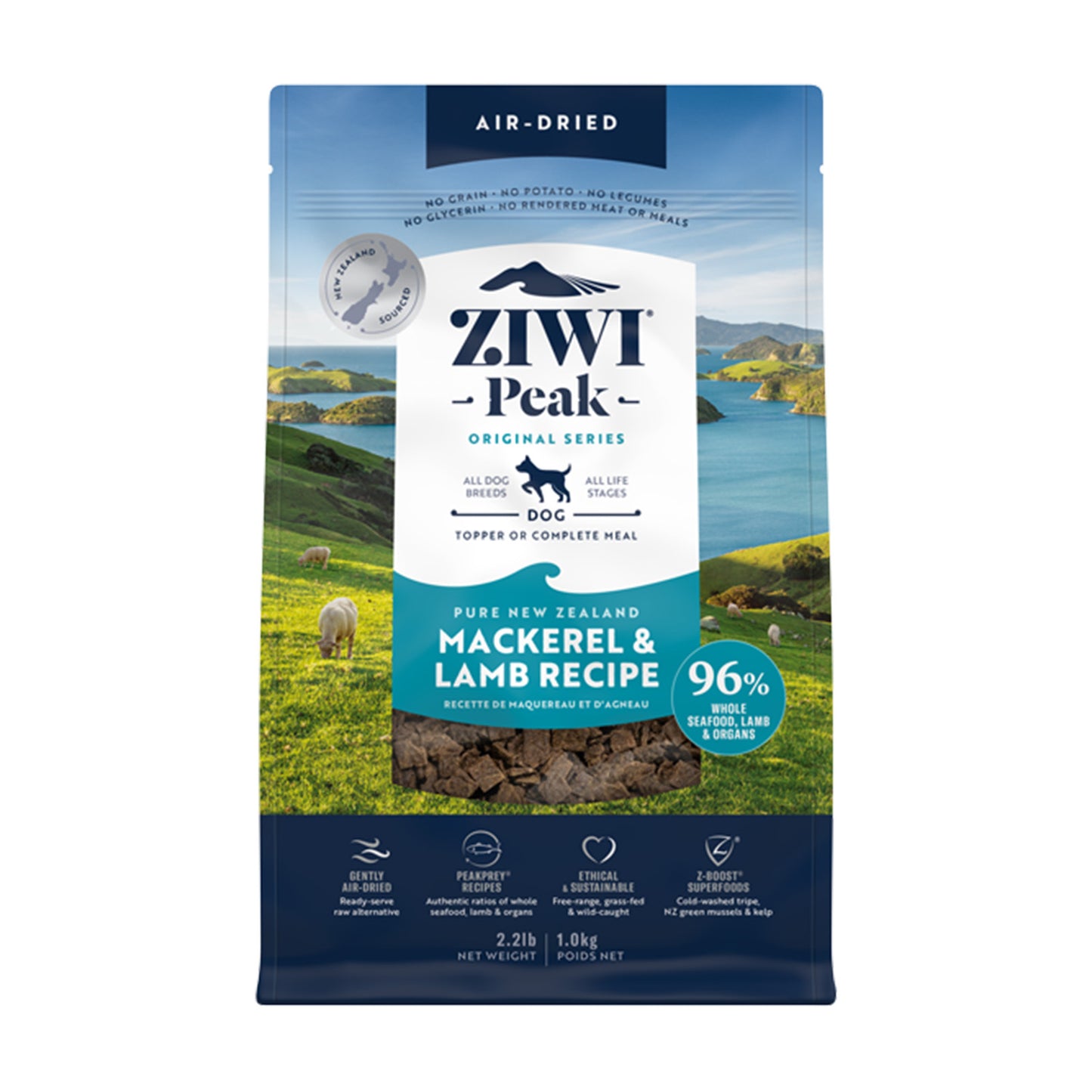 Ziwi - Dog - Mackerel & lamb - 1kg