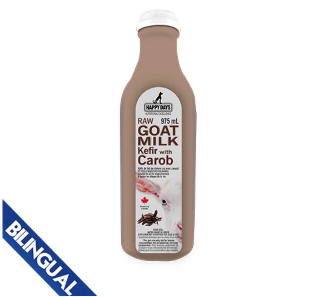 Happy Days - Raw Goat Milk Kefir With Carob - 975ml