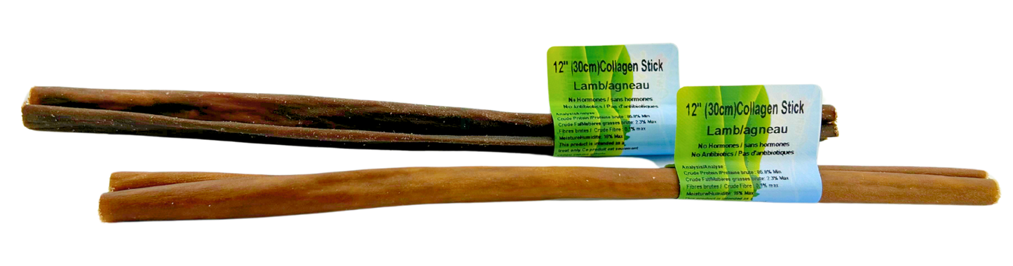 Natures own 12” lamb collagen sticks
