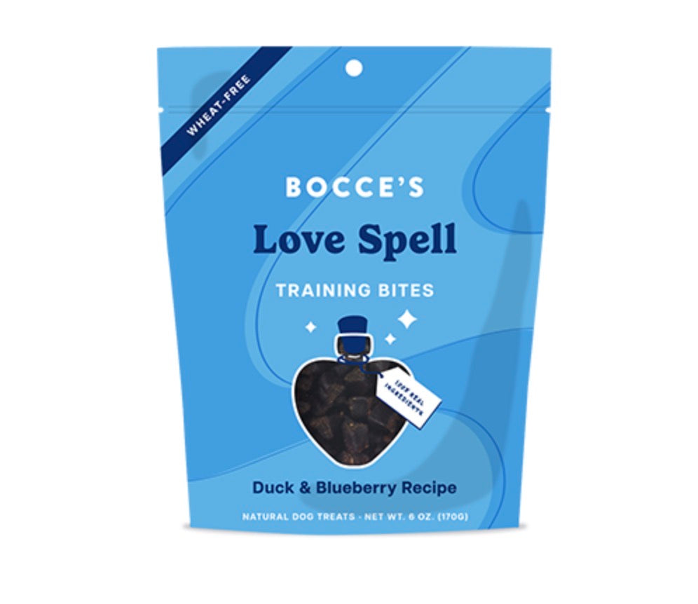 Bocce’s Bakery - Training Bites - Love Spell - Duck + Blueberry - 6oz