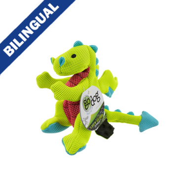 Toys GoDog double chew guard Green dragon sm