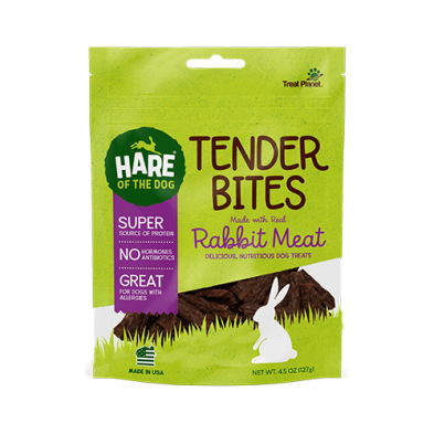 Hare of the dog rabbit tender bites 4.5oz