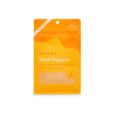 Bocce’s Bakery - Food Topper - Cheese & Sweet Potato - EXP