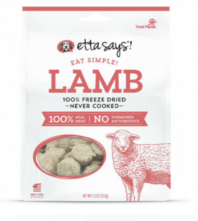 Etta Says - Freeze-Dried Treats 2.5oz - Lamb