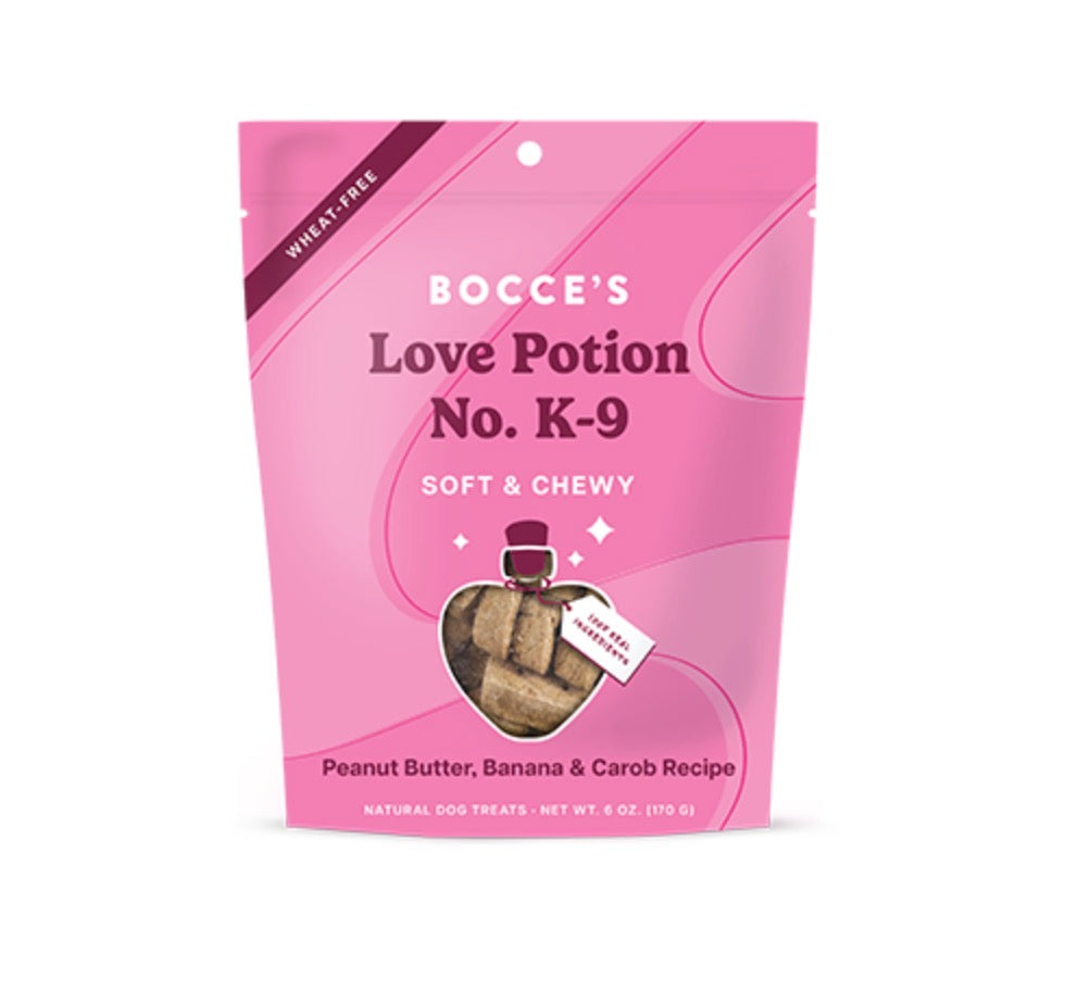 Bocce’s Bakery - Soft & Chewy - No. K-9 Love Potion - Banana & Carob - 6oz