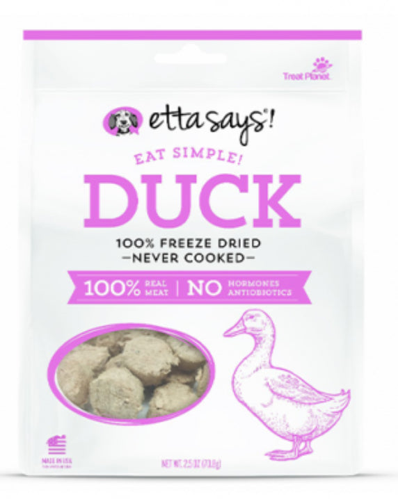 Etta Says - Freeze-Dried Treats 2.5oz - Duck