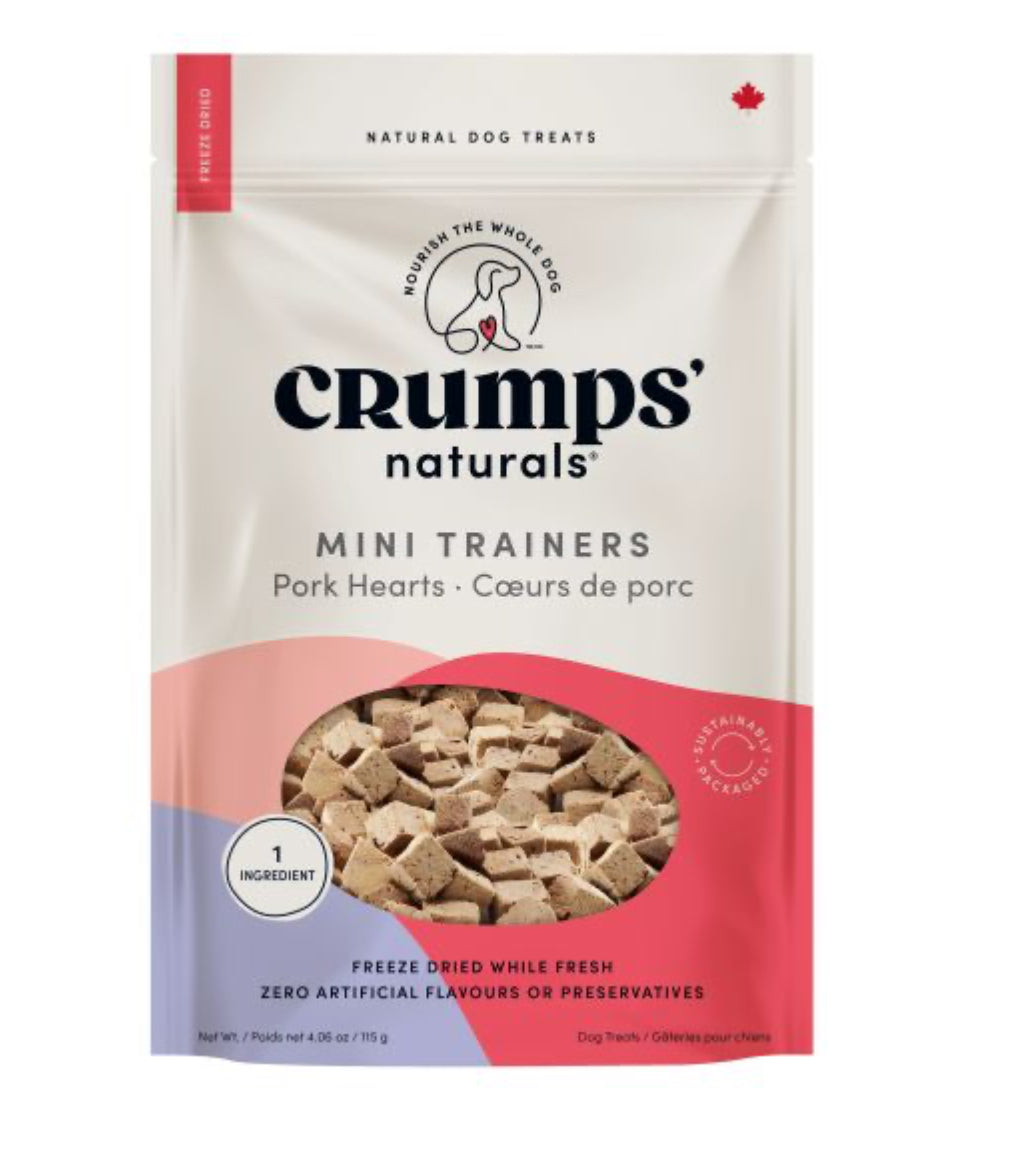 Crumps - Mini Trainers - Pork Hearts - 115g