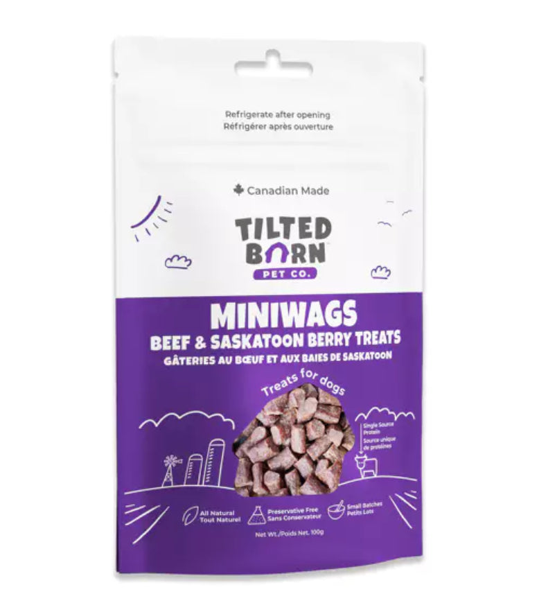 Tilted Barn - Miniwags - Beef & Saskatoon Berry