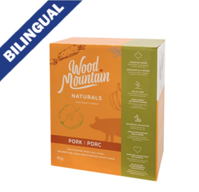 Wood Mountain Naturals - Dehydrated Raw - Pork - 4kg