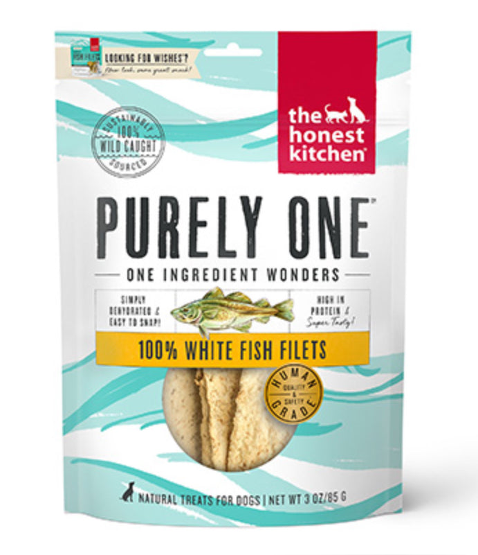 THK - 100% WHITE FISH FILETS DOG TREATS 3 OZ