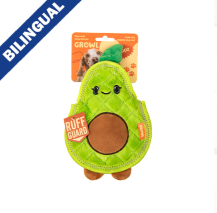 Toys - Growl - Flip Floppz - Fruit - Ava The Avocado
