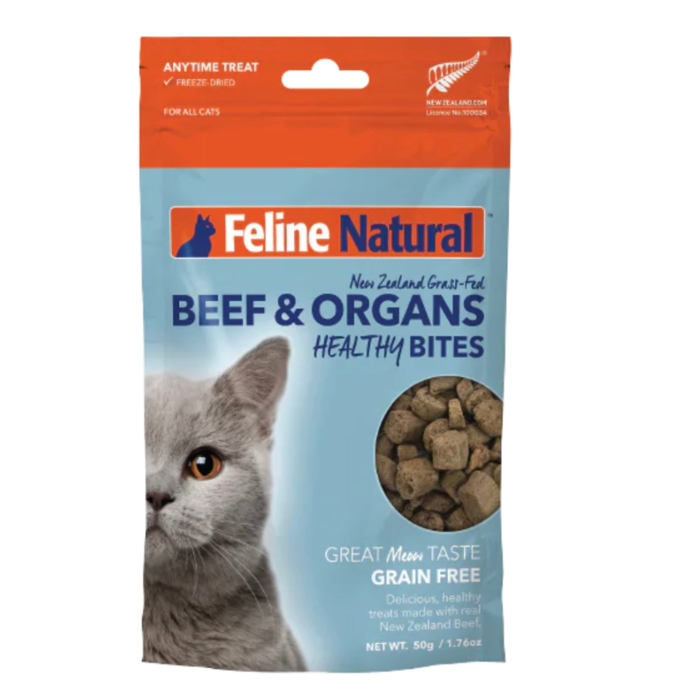 Feline Natural - Beef & Organs - Healthy Bites - 50g