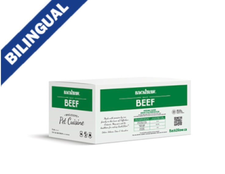 BACK2RAW - BASICS - BEEF RECIPE - 12LB