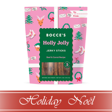 Bocce’s Bakery - Holly Jolly Jerky Sticks - Beef & Carrot