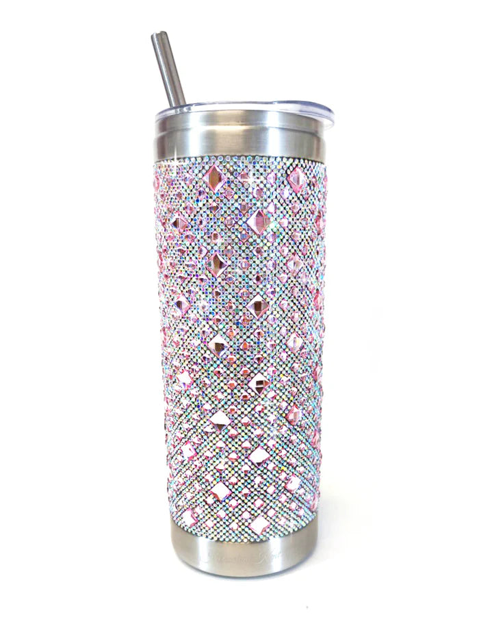 Jacqueline Kent - Tumbler - Pink Diamonds - Flamingo