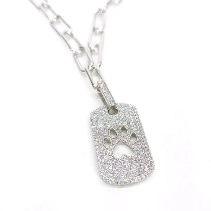 Jacqueline Kent - Necklace Paw - Silver