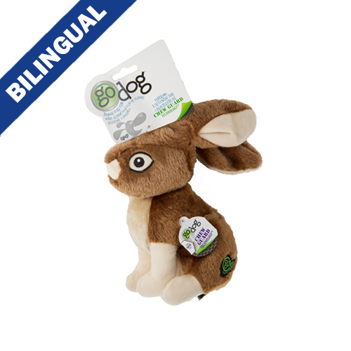 Toys - GoDog - Chew Guard - Wildlife Rabbit - Large