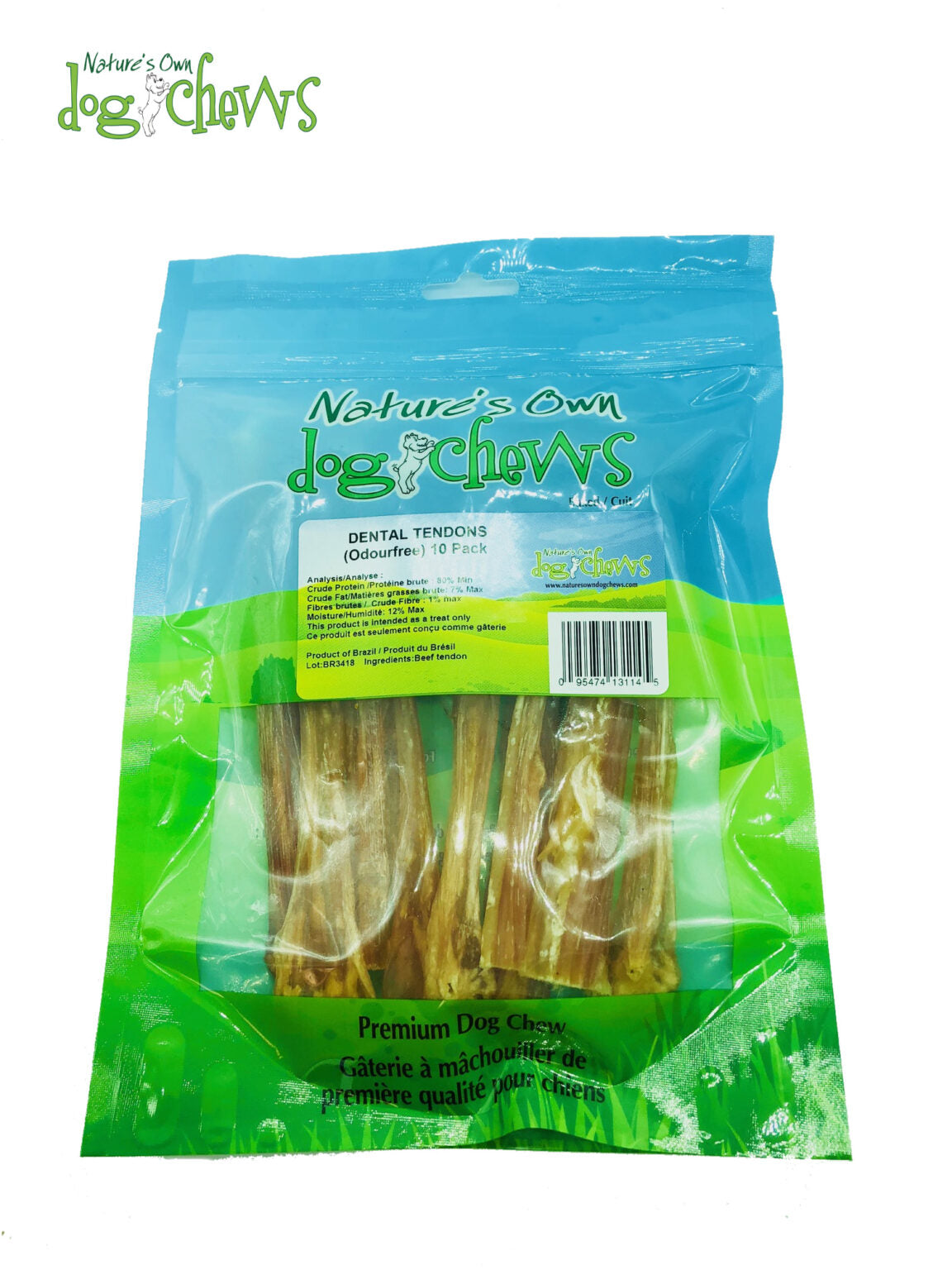 Natures Own dental tendon - Small Dog - 10 pack