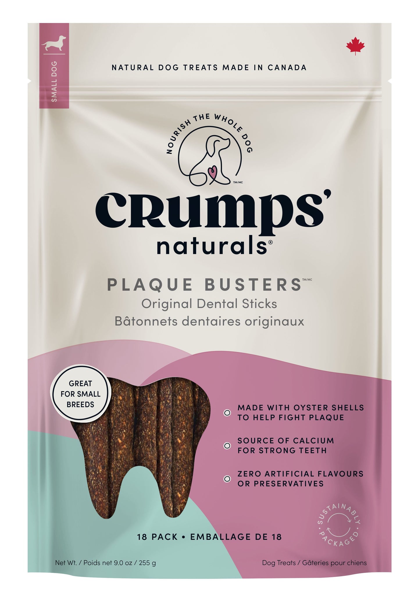 Crumps - Plaque Busters - Original Dental Sticks - 10 Pack