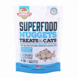 Boo Boo’s Best superfood nugget treats for cats Whitefish recipe cats