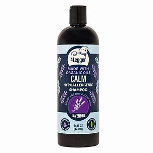 Calm certified organic lavender dog shampoo