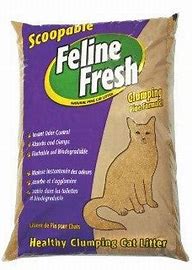Feline Fresh - Clumping Pine Cat Litter - 34 lbs