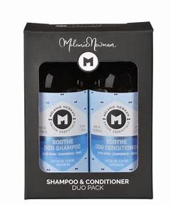Melanie Newman Soothe shampoo and conditioner Canadian grooming distributor
