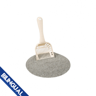 PETMATE® LITTER SCOOP BLEACHED LINEN GIANT