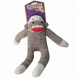 Toys Multipet sock pals monkey 10”