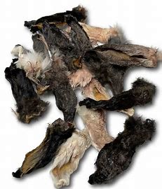 Dehydrated Rabbit Ears - 6 piece Bags