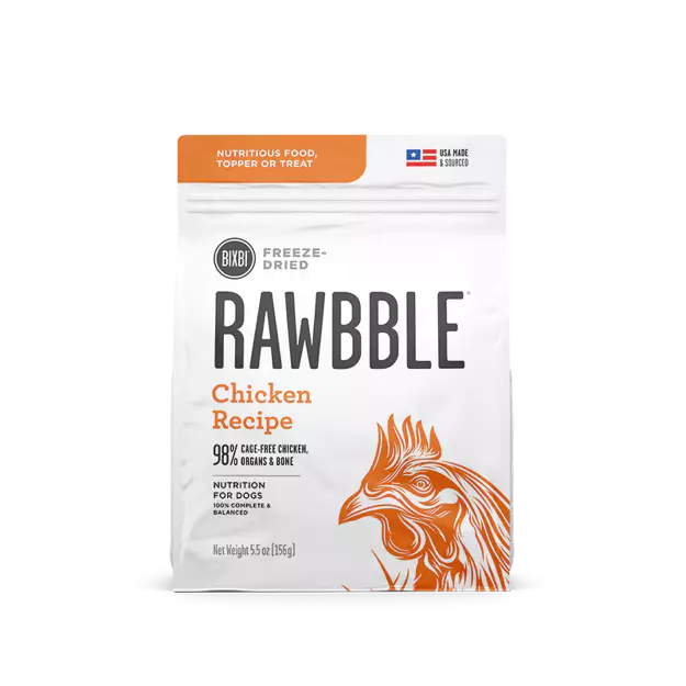 Bixbi Rawbble Dried Chicken Dog 12oz Manchester