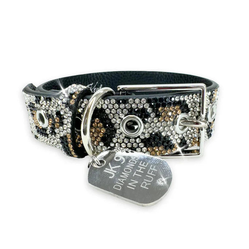 Jacqueline Kent - Collar - Silver Leopard - Medium