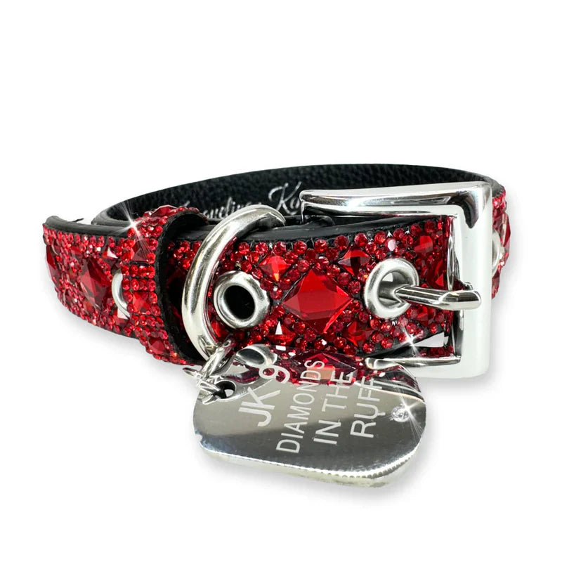 Jacqueline Kent - Collar - Red Diamonds - Small
