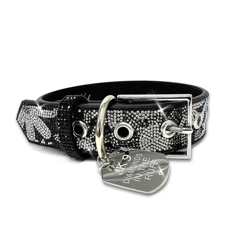 Jacqueline Kent - Leash - Black Flower Power - Medium