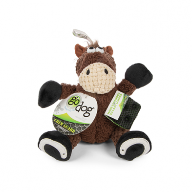 Toys GODOG CHECKERS SITTING HORSE MEDIUM DOG TOY