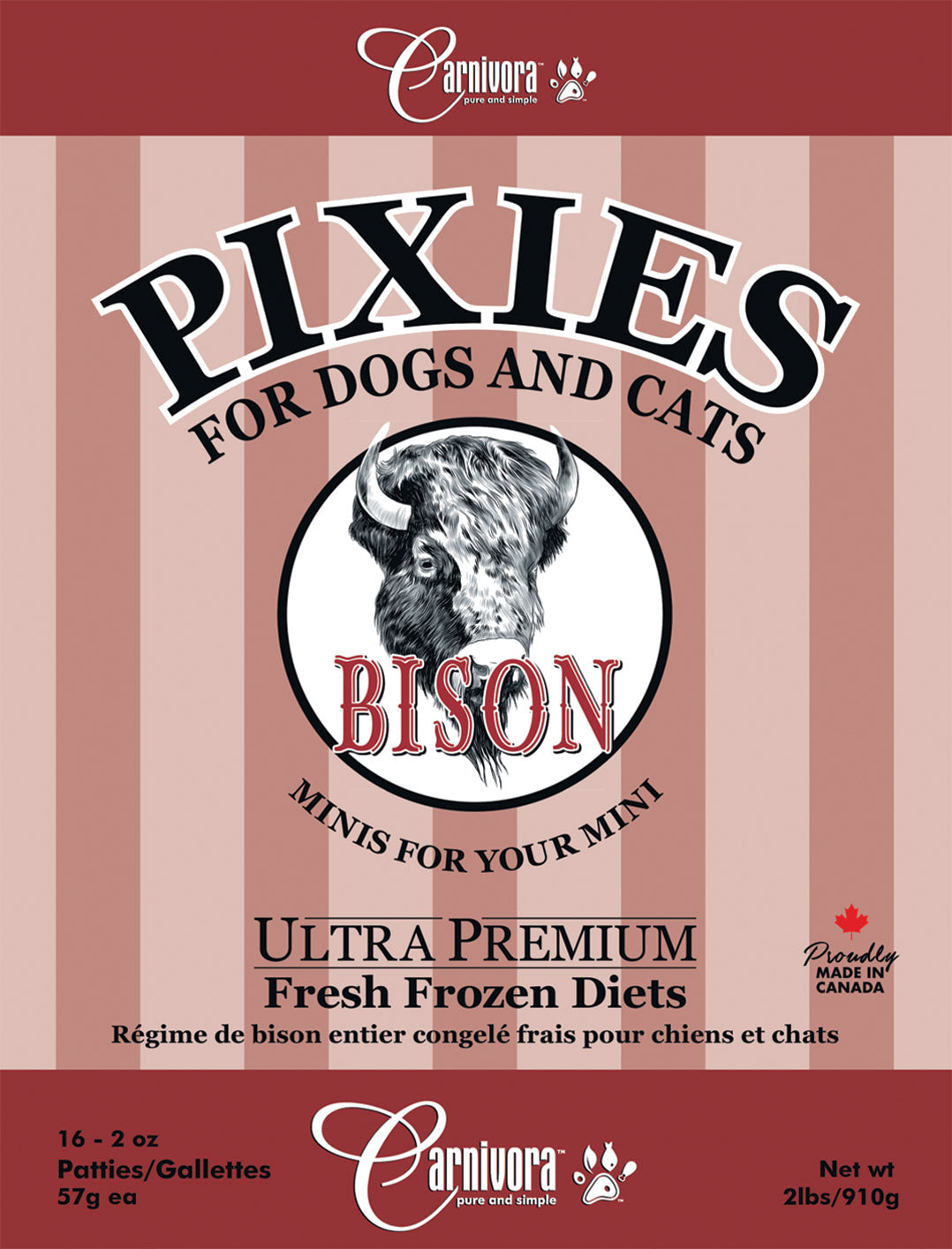 Carnivora - Pixie - Bison - 2lbs