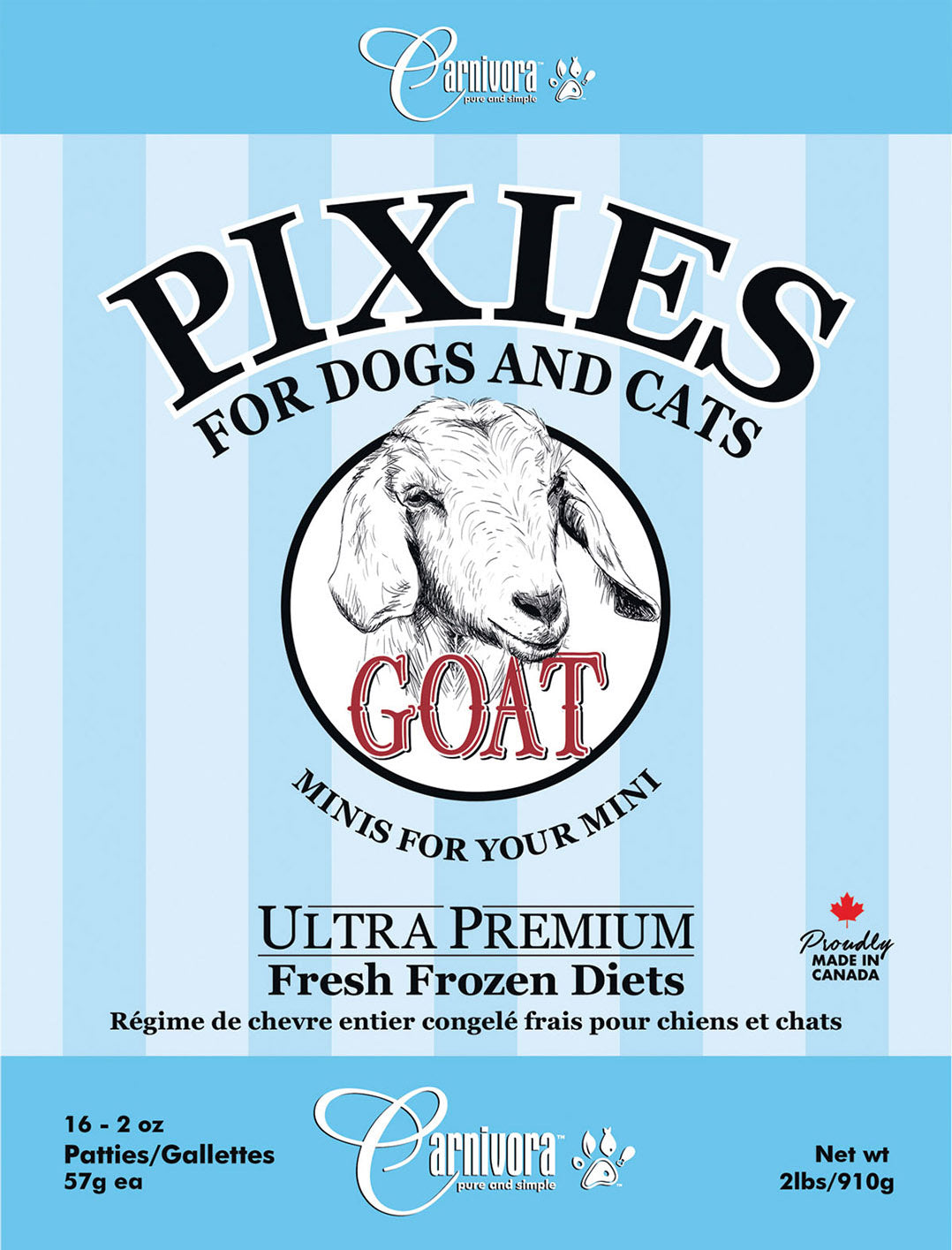 Carnivora - Pixie - Goat Diet - 2lbs