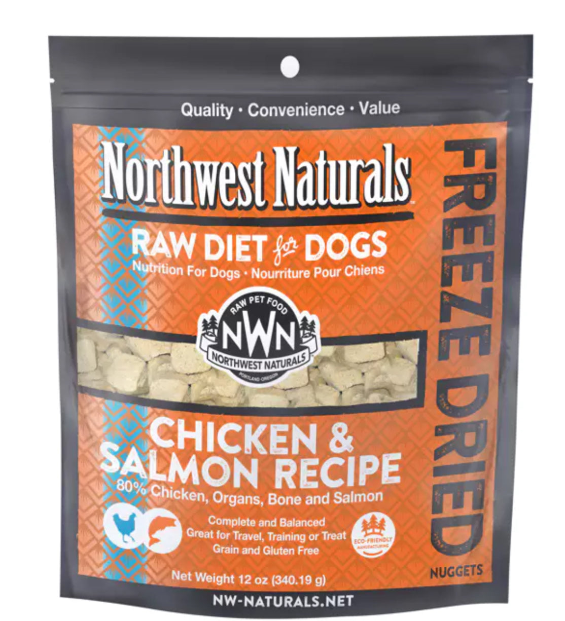 Northwest Naturals Chicken & Salmon Recipe 340g