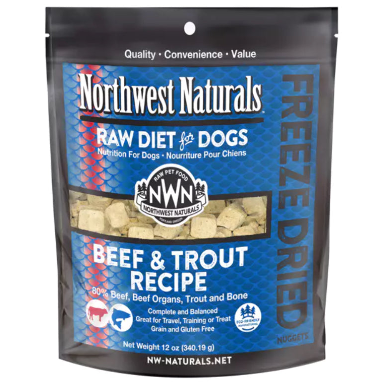 Northwest Naturals Beef & Trout Recipe 340g