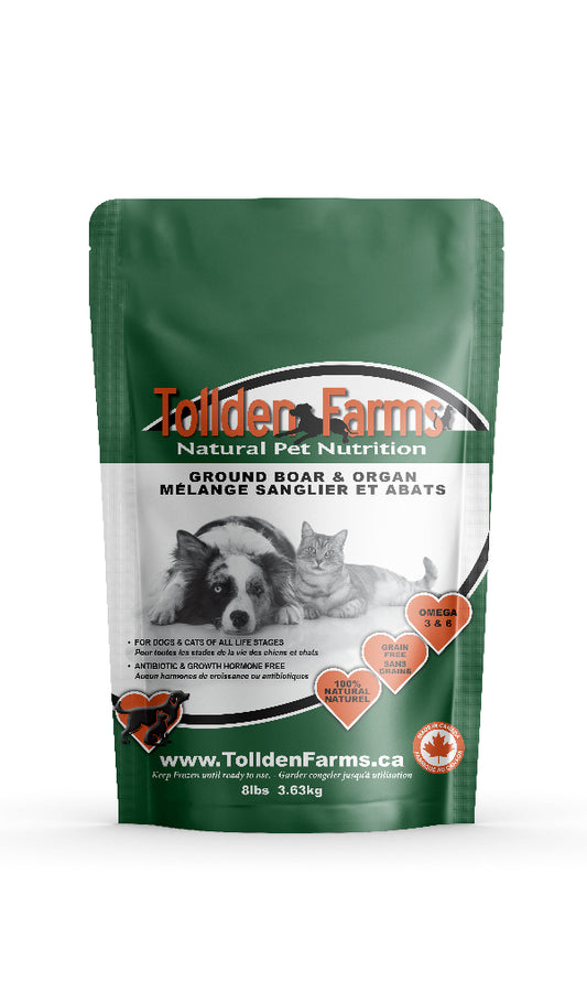 Tollden Farms - Ground Boar & Organ - 8lb