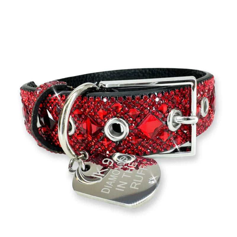 Jacqueline Kent - Collar - Red Diamonds - Medium