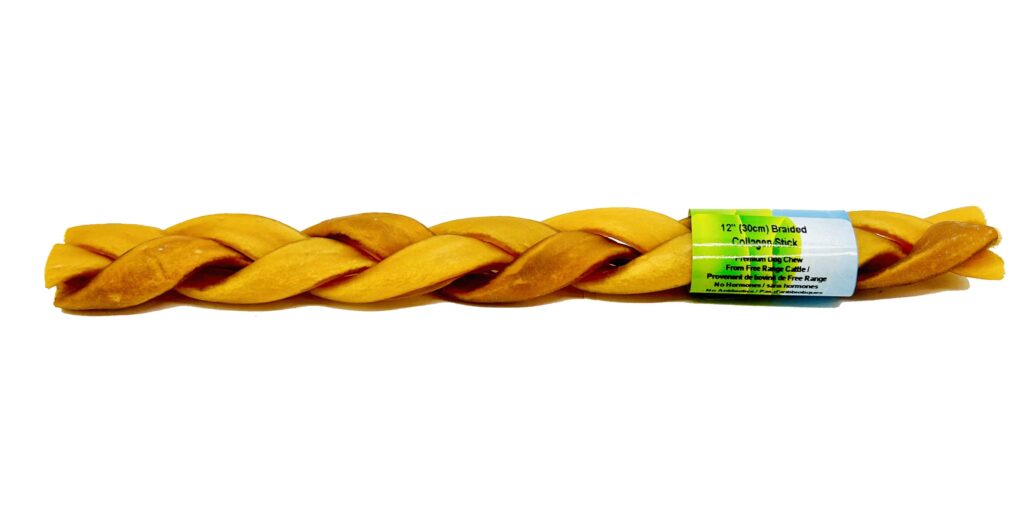Natures own Braided Collagen stick 12” Thick