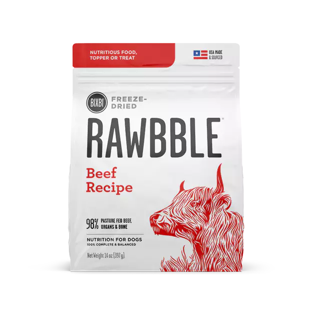 Bixbi Rawbble - Dog - Beef Recipe - 12oz