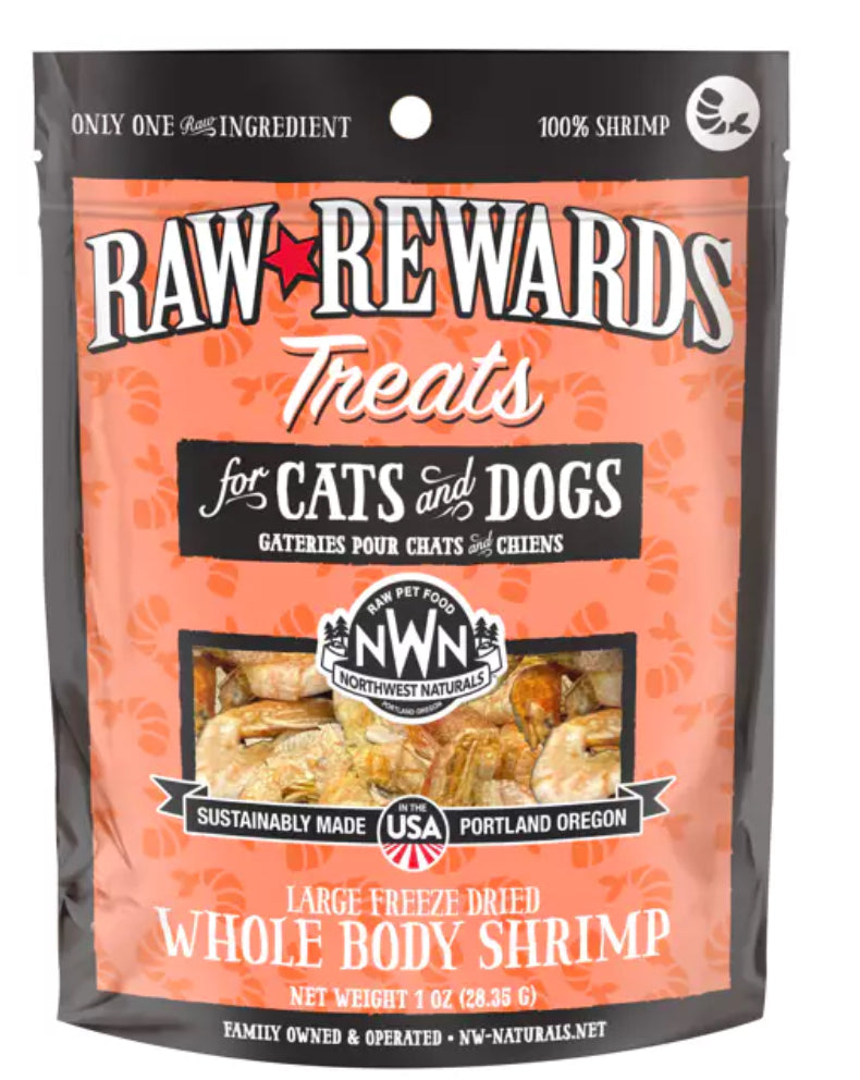 Northwest Naturals - Raw Rewards - Freeze-Dried Treats 283g - Whole Body Shrimp