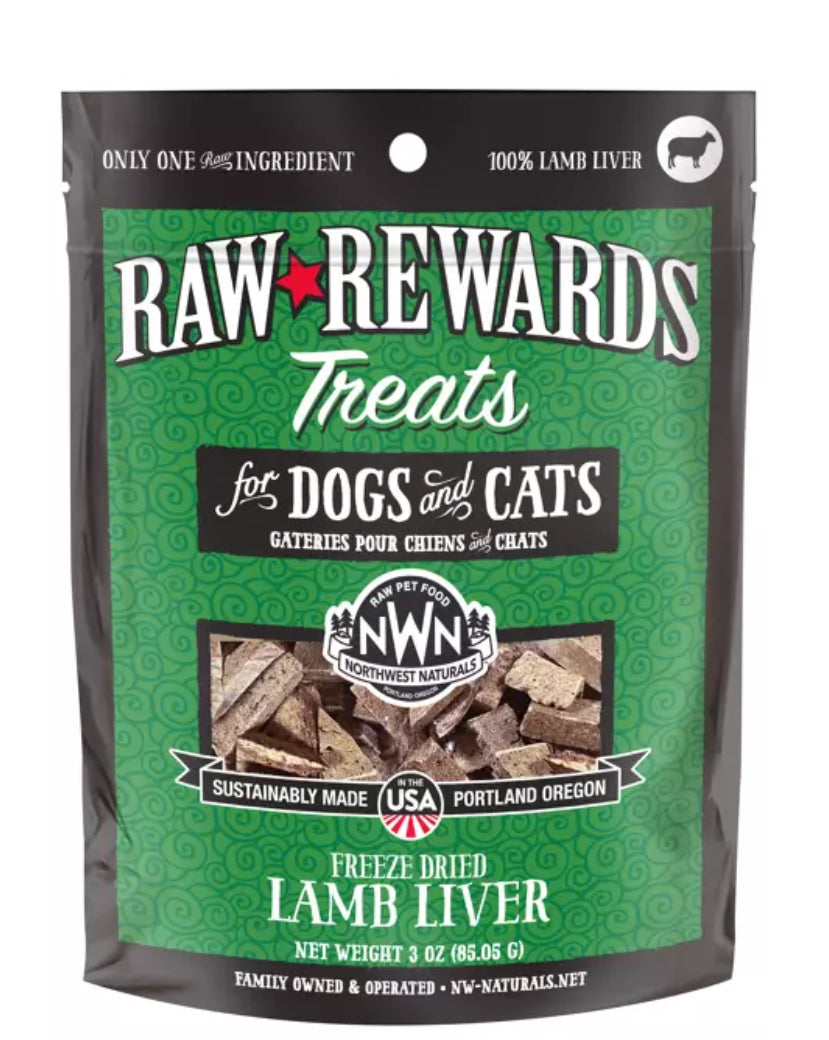 Northwest Naturals - Raw Rewards - Freeze-dried Treats 85g - Lamb Liver