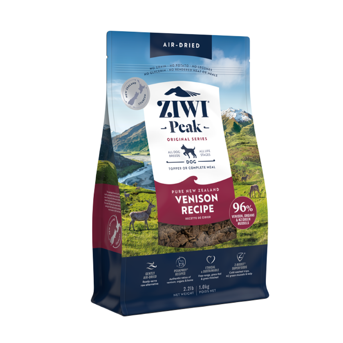 Ziwi - Dog - Venison Recipe - 1kg - Exp