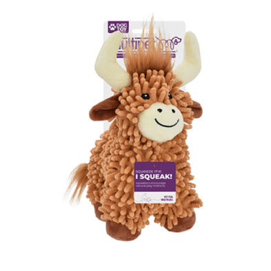 Toys Multipet Floppy Highland Cow